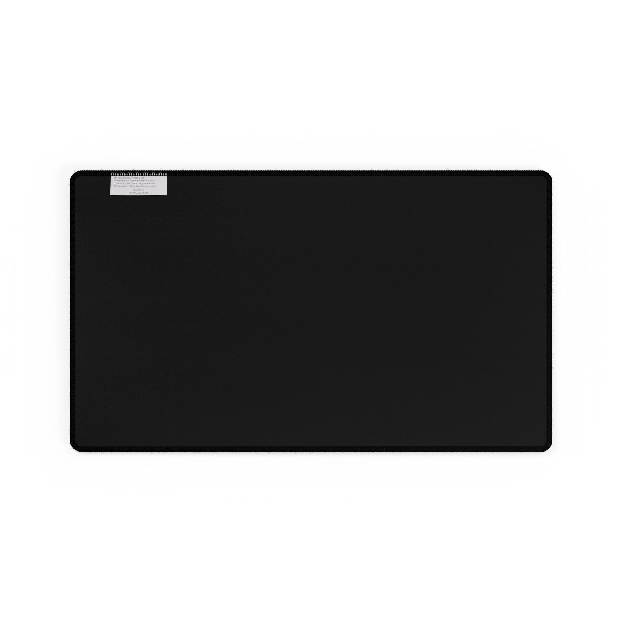 No Excuses Gaming Desk Mat — Large Black Mousepad for Work, Office & Motivation